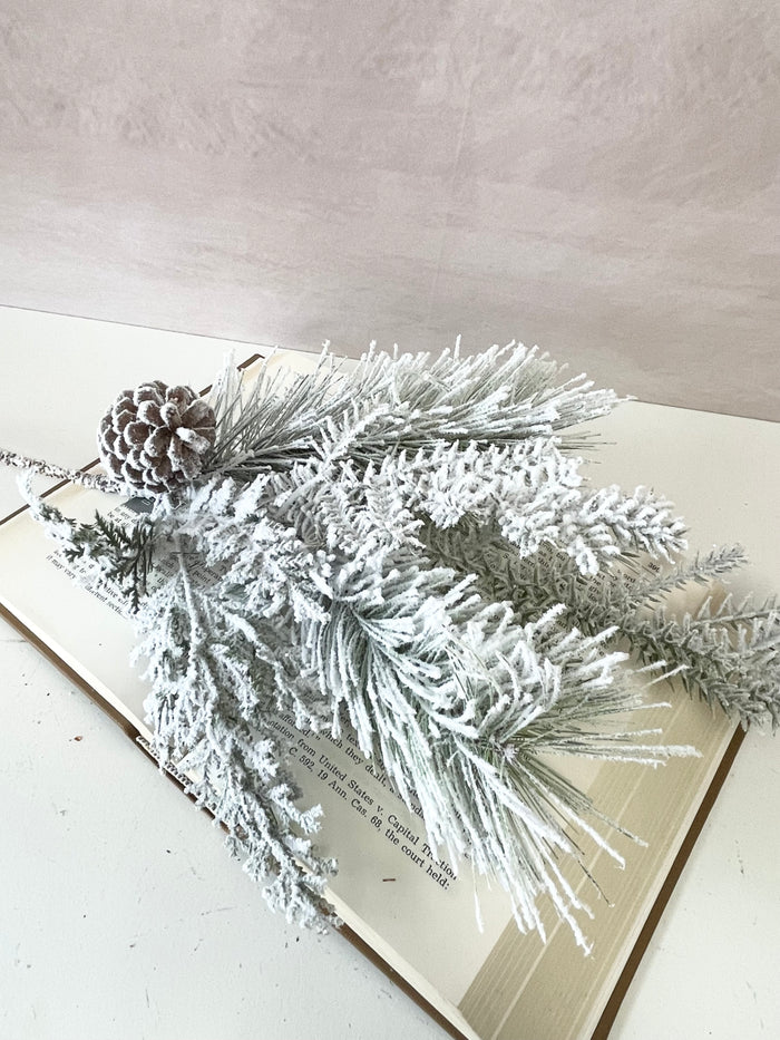 Kismet Snowed Cedar Pine Stem