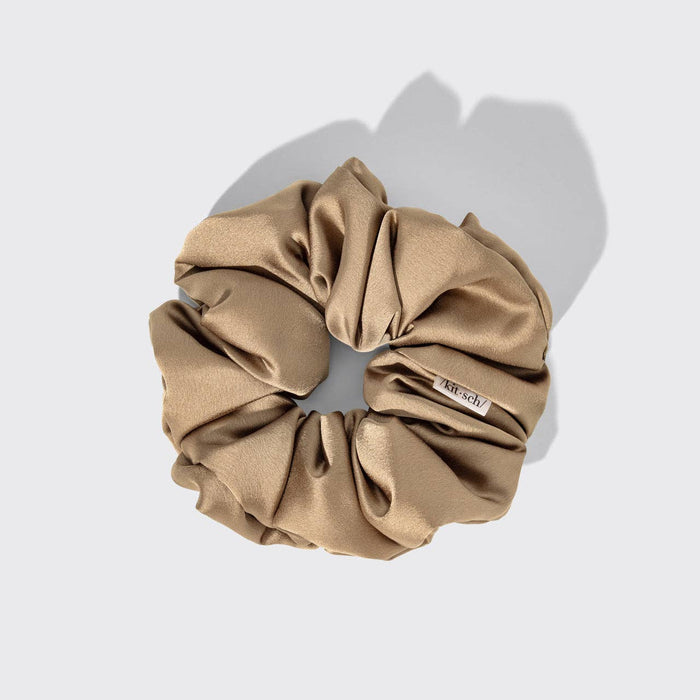 Kitsch Pillow Scrunchies® in Satin 4pc - Black