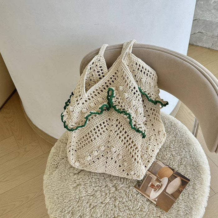 Large Capacity Crotched Shoulder Bag
