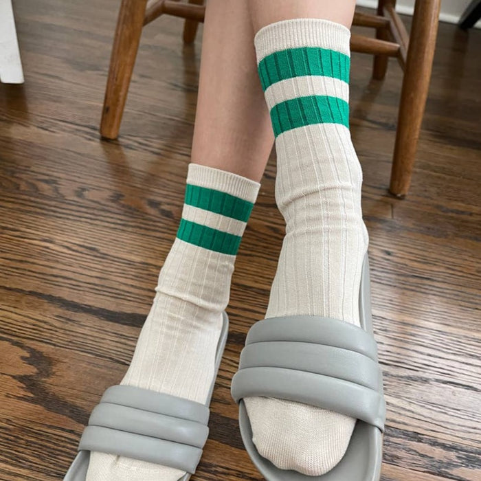 Le Bon Shoppe: Varsity Her Socks (various colors)