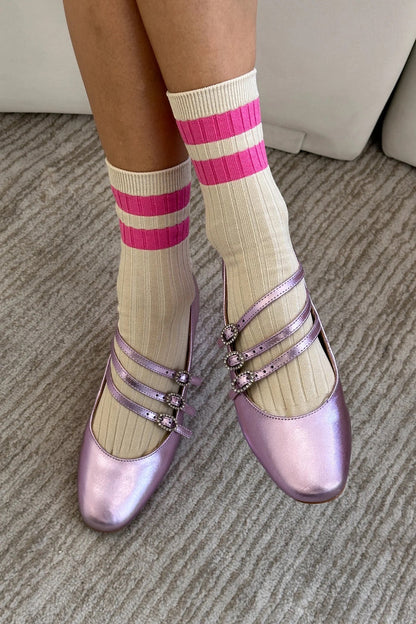 Le Bon Shoppe: Varsity Her Socks (various colors)