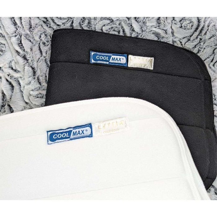 lettia coolmax no bow leg wraps black and white