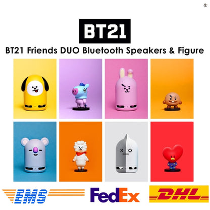 [LINE X BT21] Friends Duo Bluetooth Speaker+ Figure (Free Shipping)