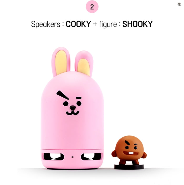 [LINE X BT21] Friends Duo Bluetooth Speaker+ Figure (Free Shipping)
