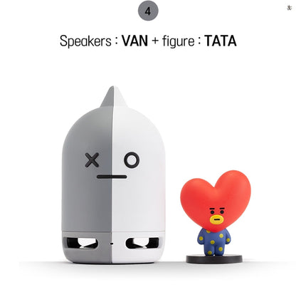 [LINE X BT21] Friends Duo Bluetooth Speaker+ Figure (Free Shipping)