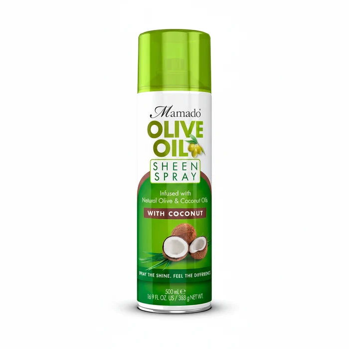 Mamado Olive Oil Sheen Spray Infused With Coconut 500ml