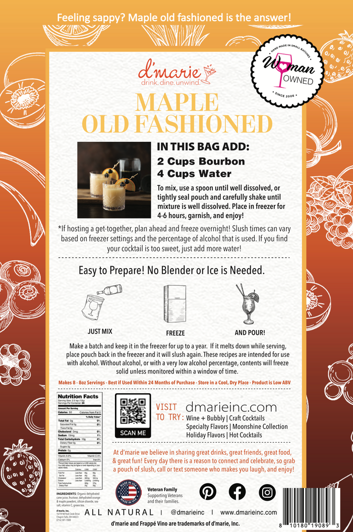 Maple Old Fashioned Slush Mix