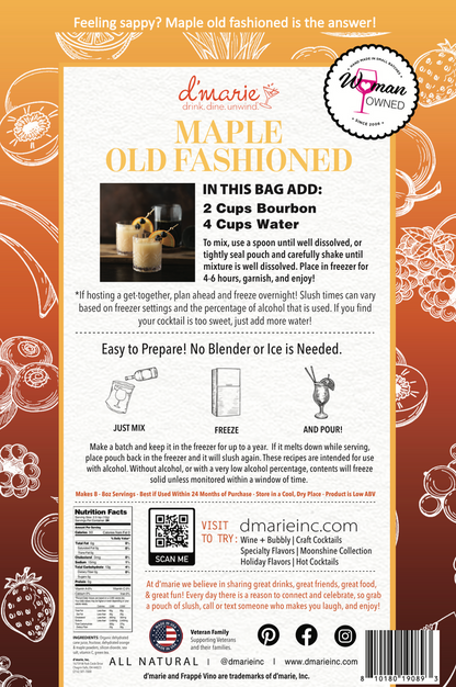 Maple Old Fashioned Slush Mix