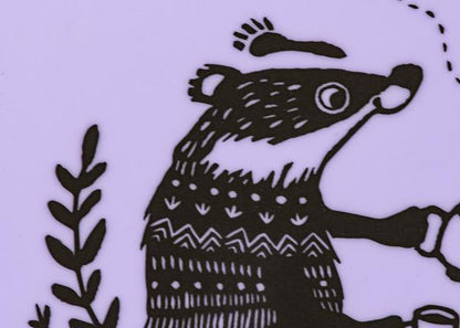 Meal Set: Badger Family - Lavender