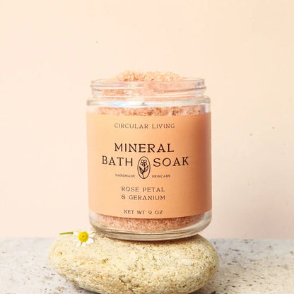 Mineral Bath Soak, Rose Petal & Geranium