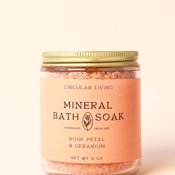 Mineral Bath Soak, Rose Petal & Geranium