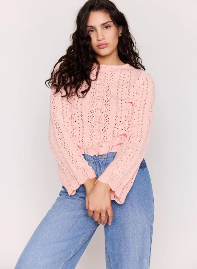 Sienna Pointelle Cardigan