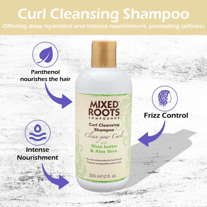 Mixed Roots Deep Cleansing Shampoo 355ml
