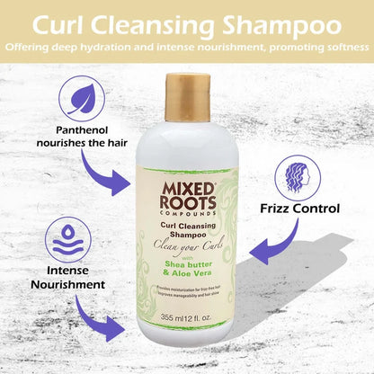 Mixed Roots Deep Cleansing Shampoo 355ml