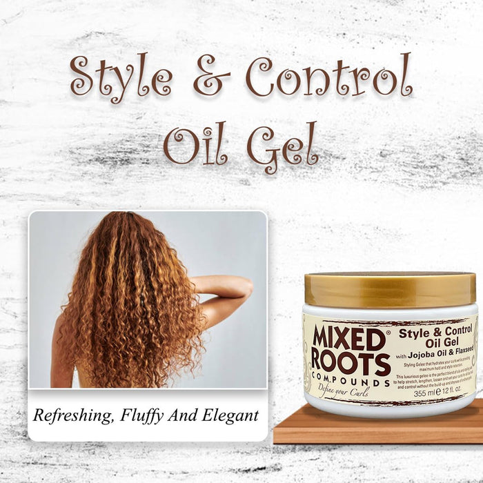 Mixed Roots Style & Control Oil Gel 355ml