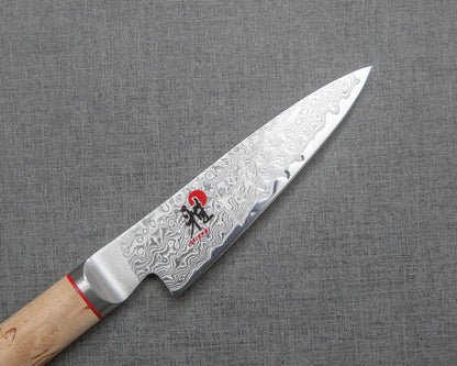 Miyabi SG2 Damascus Petty with Birchwood Handle