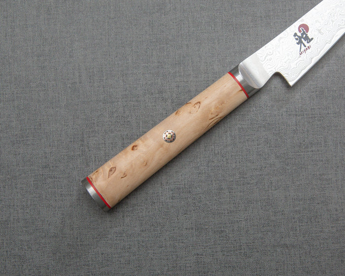 Miyabi SG2 Damascus Petty with Birchwood Handle