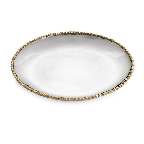 Molten Gold Round Charger - RSVP Style