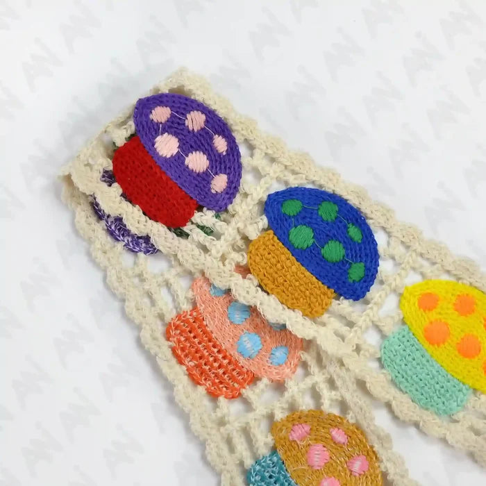Mushroom Whimsical Crochet Lace