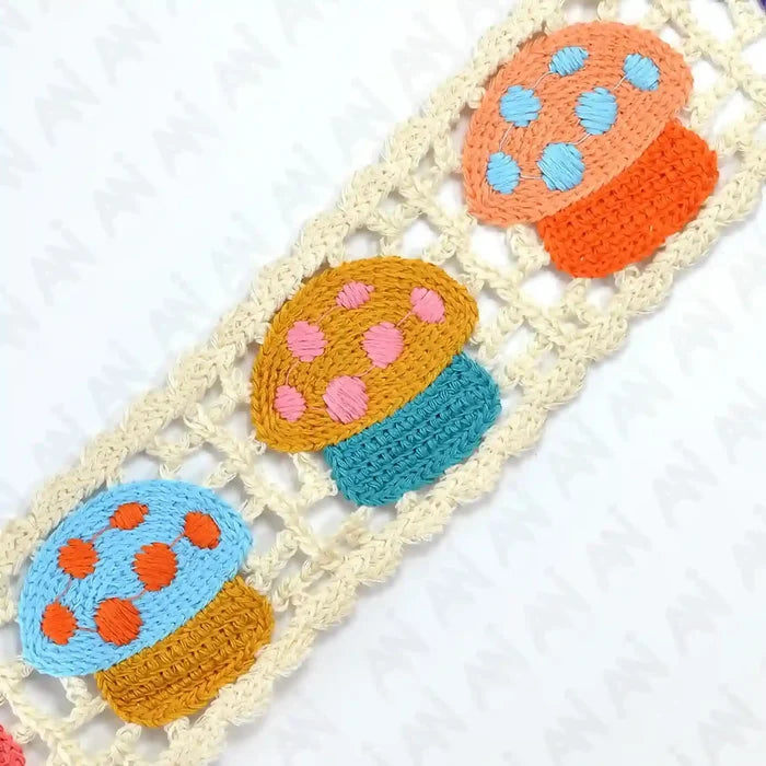 Mushroom Whimsical Crochet Lace