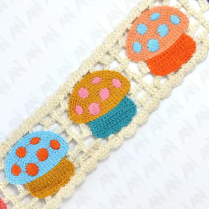 Mushroom Whimsical Crochet Lace