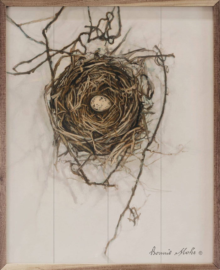 Neutral Nest Wood Art