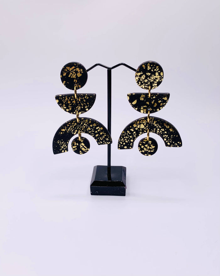 No Shrinking Violet - All that Glitters - Large Earring