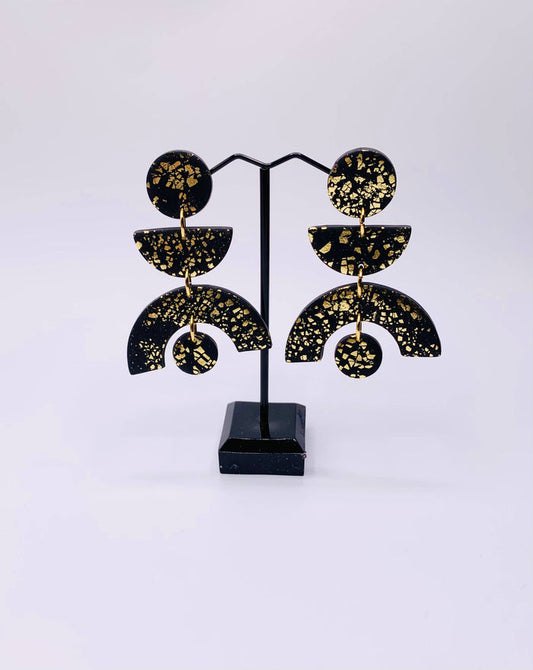 No Shrinking Violet - All that Glitters - Large Earring