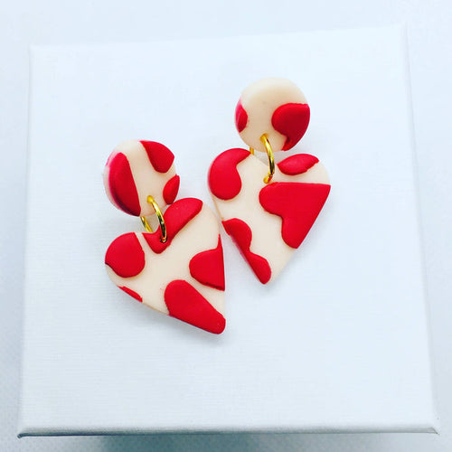 No Shrinking Violet - LOVE LOVE LOVE - Medium Earring