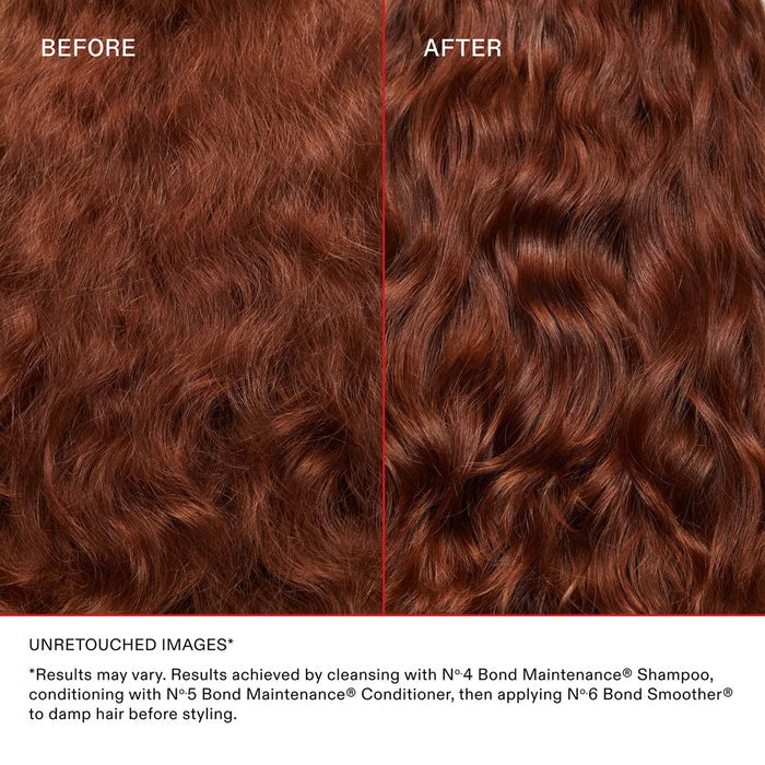 Olaplex before and after no.4 shampoo, no.5 conditioner and no.6 bond smoother