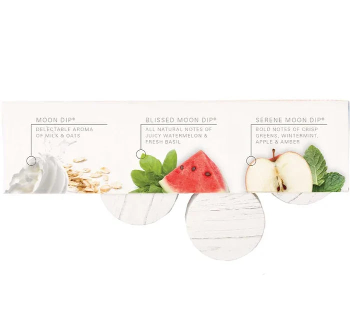 Over The Moon – Moon Dip® Body  Mousse Sampler