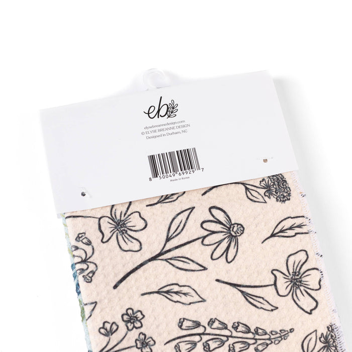 Pack of 3 Microfiber Kitchen Towels - Winter Tones