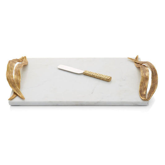Palm Cheese Board with Knife - RSVP Style