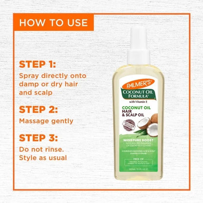 Palmer's Coconut Oil Formula Moisture Boost Strong Roots Spray 150ml