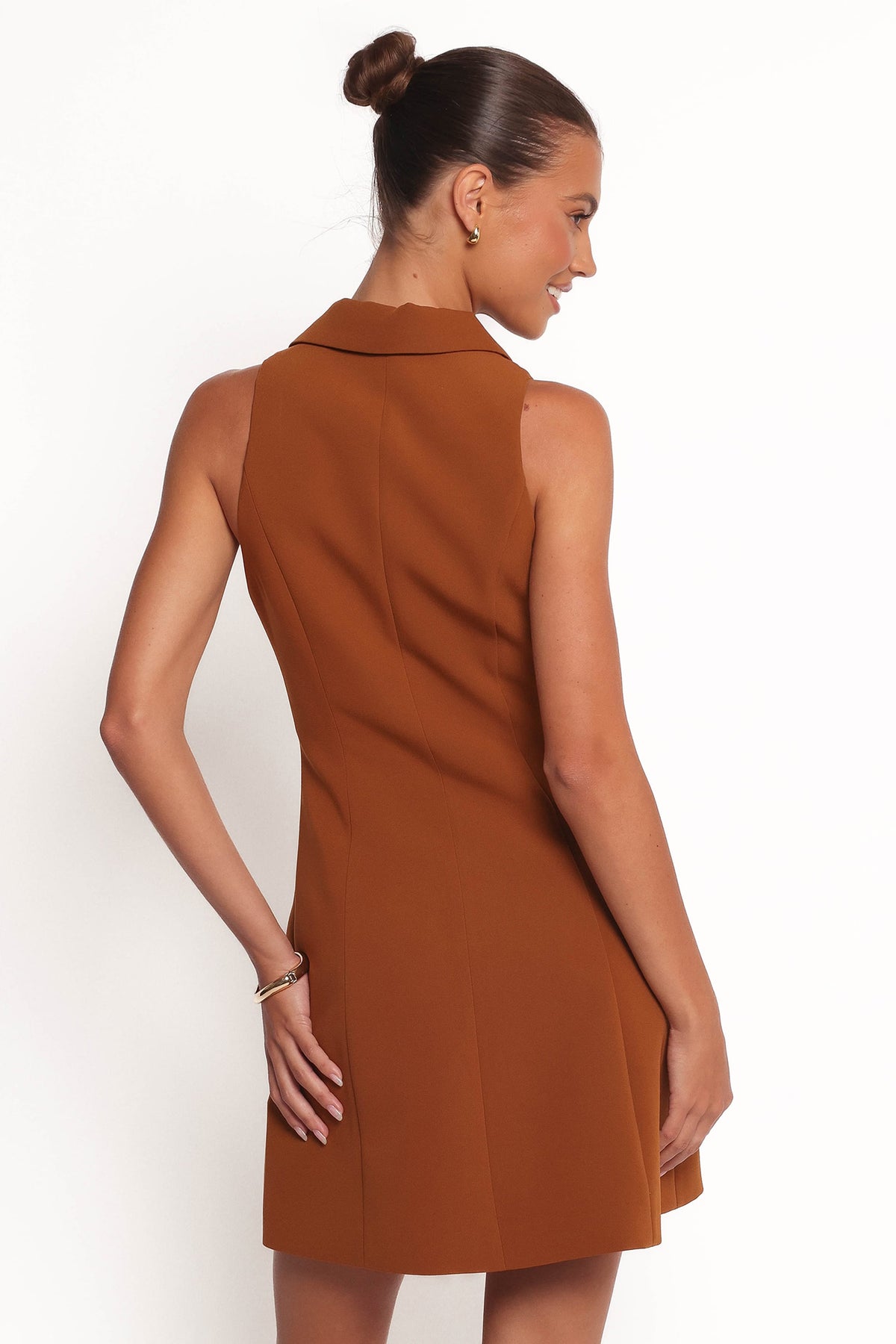 Barrett Mini Dress - Brown