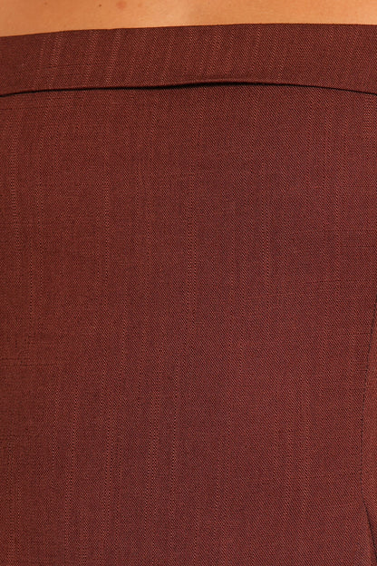 Caitlin Mini Dress - Cognac