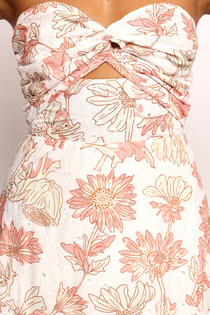 Calantha Maxi Dress - Pink Floral