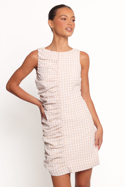 Catania Mini Dress - Beige