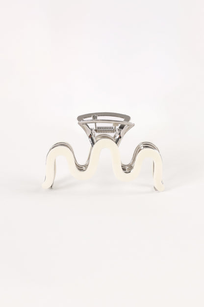 Aimee Hair Clip - White