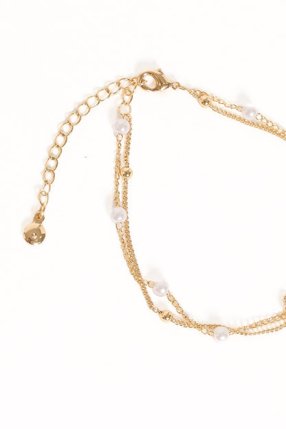 Bambi Pearl Bracelet - Gold