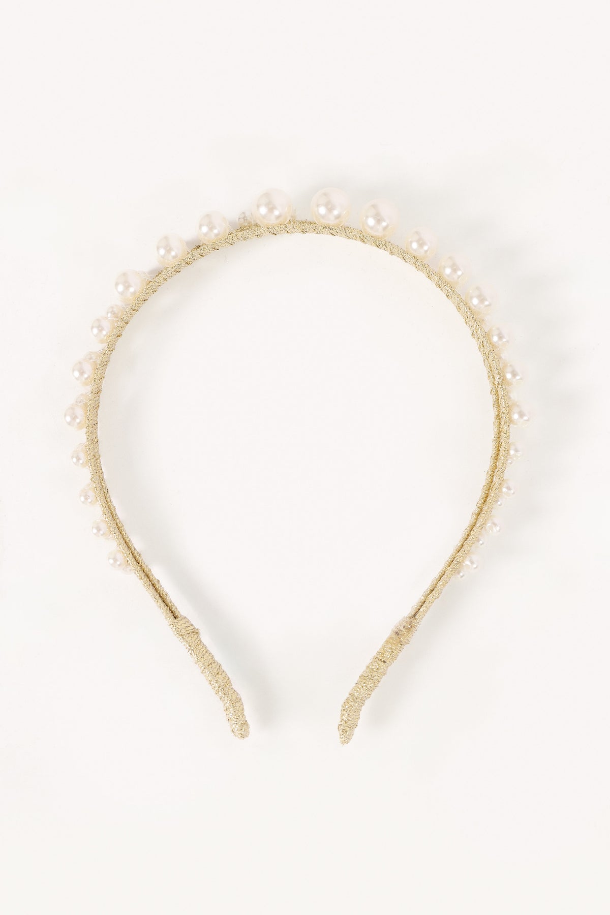 Baylee Headband - Pearl
