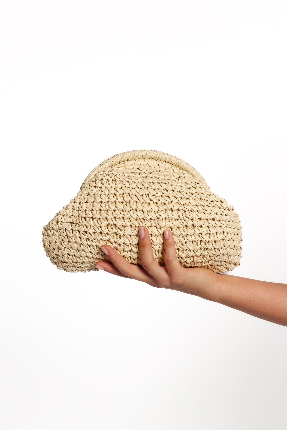 Bett Clutch Bag - Natural/Raffia