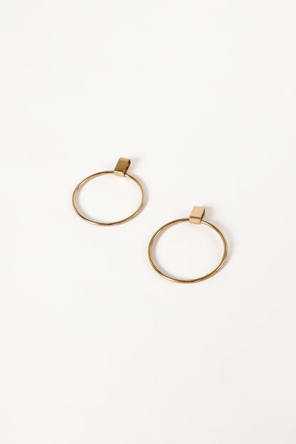 Bonnie Hoop Earrings - Gold