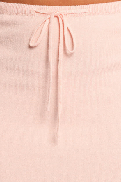 Beatrice Knitted Skirt - Peach