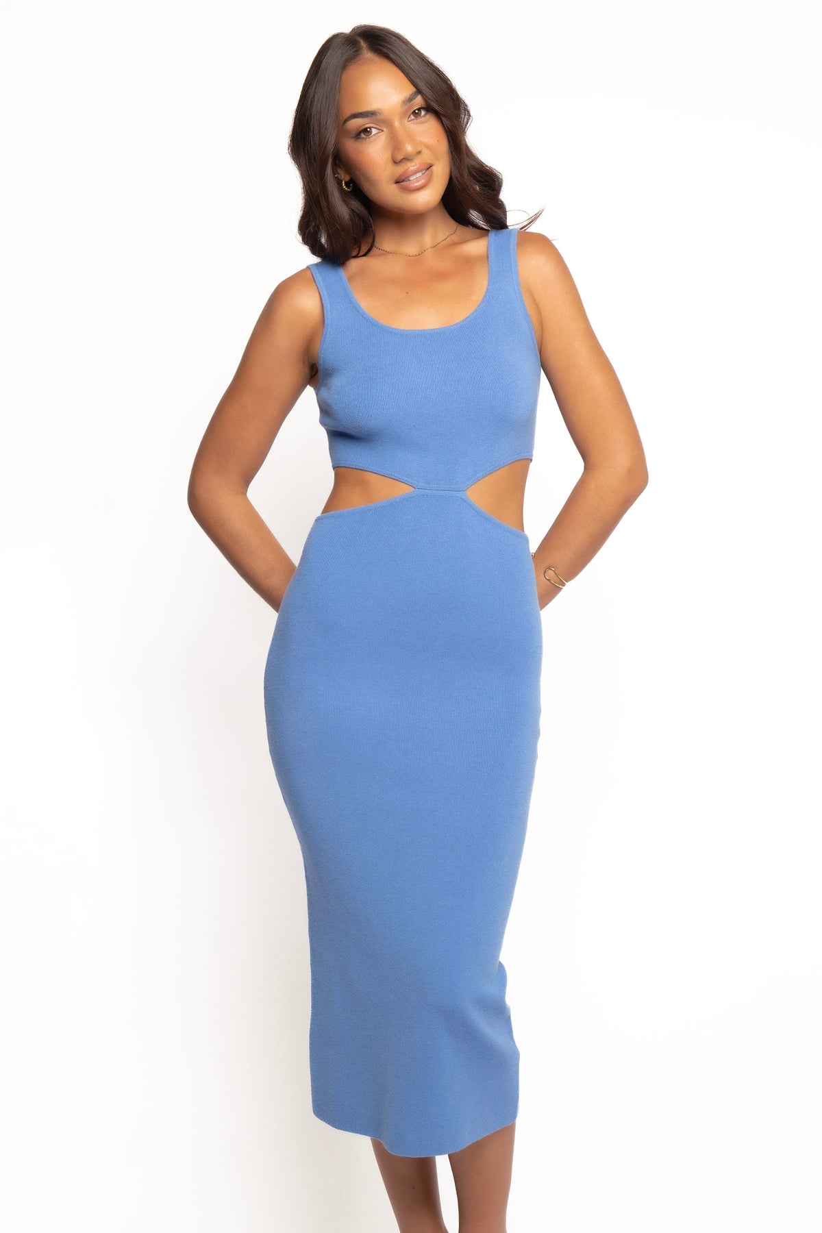 Abella Midi Dress - Blue