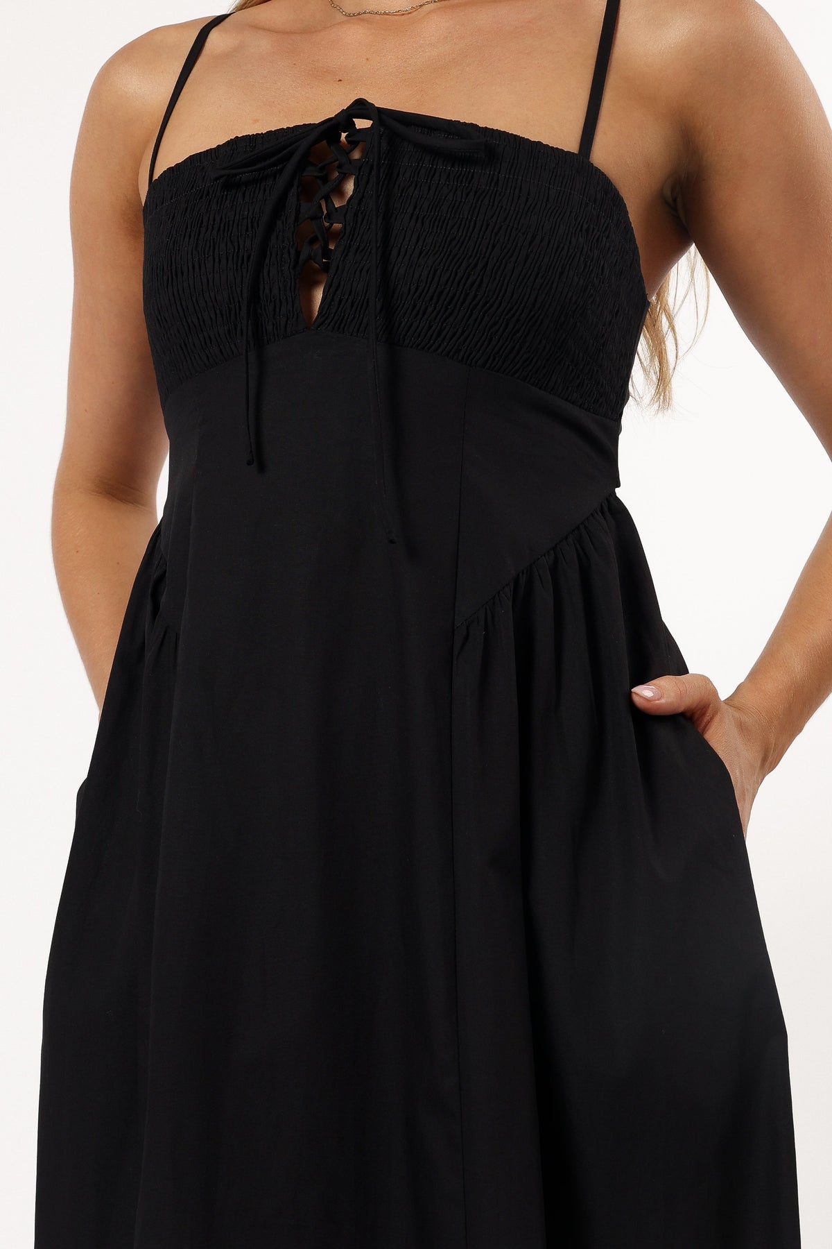 Alena Midi Dress - Black