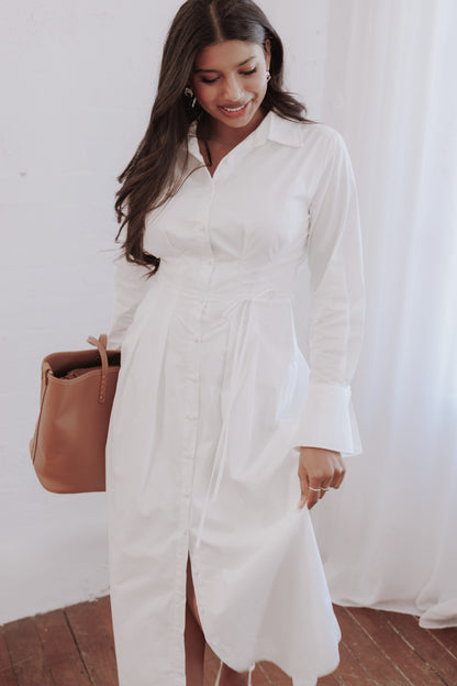 Alexander Shirt Dress - Ivory
