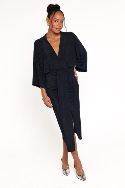 Audrina Maxi Dress - Midnight Blue