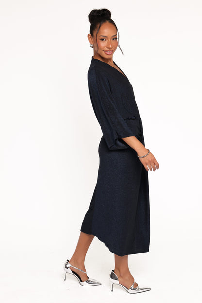 Audrina Maxi Dress - Midnight Blue