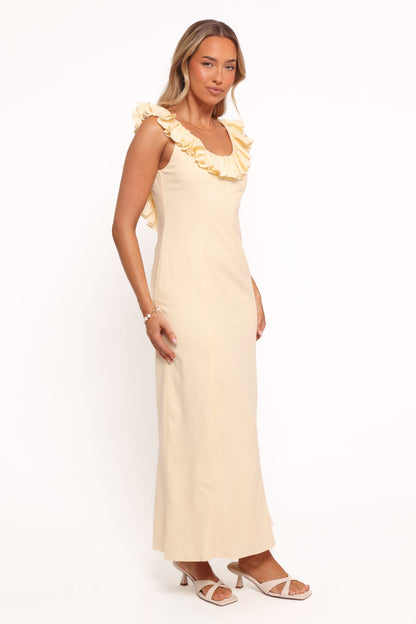 Brienne Maxi Dress - Butter Yellow